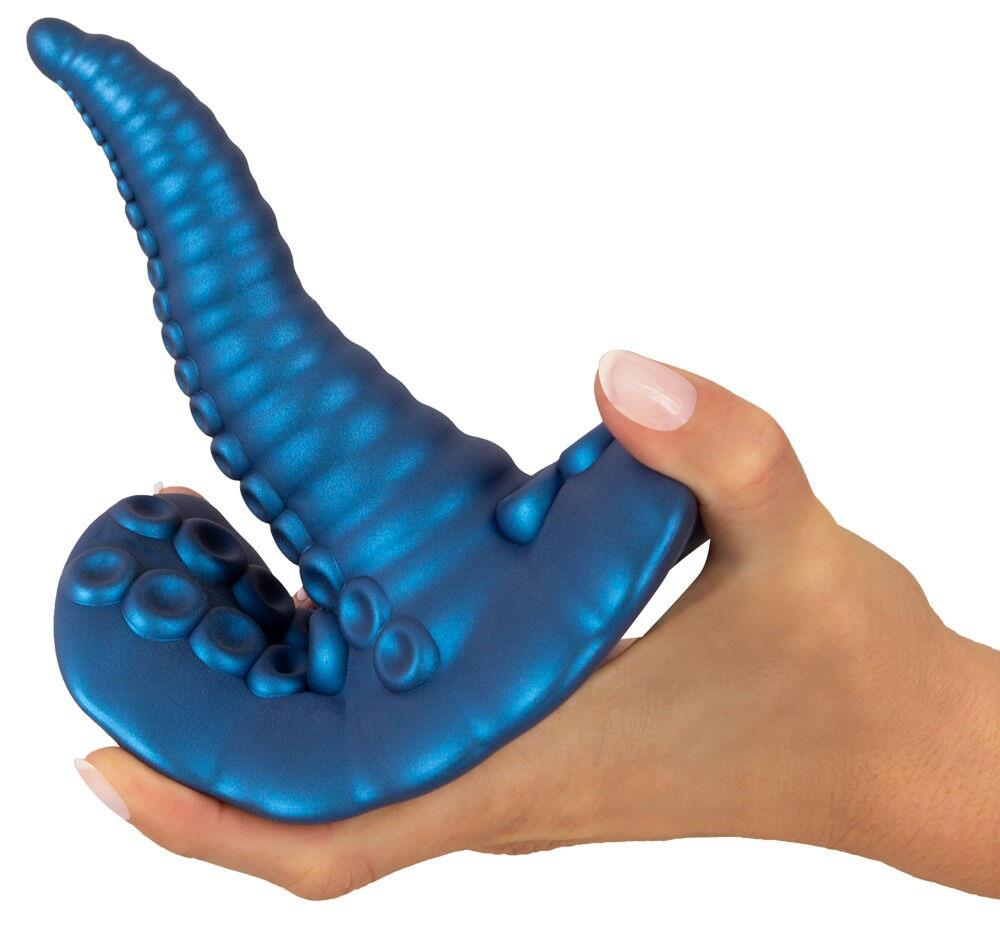 Vibrator cu pernă tentaculară Beasty Cocks, silicon, cu telecomandă USB