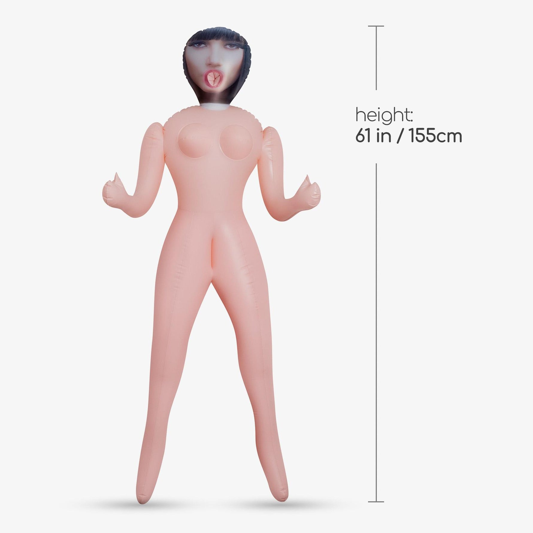 Păpușă gonflabilă Crushious Nicole asistentă 155 cm cu masturbator