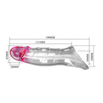 Prelungitor Pretty Love Damell TPE roz 19,8 cm
