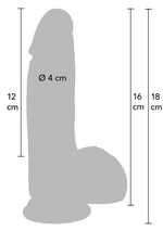Dildo realist din silicon Hidden Desire Inferno 16 cm