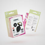 Plug anal din silicon Crushious Cuore mic cu 4 cristale 7cm
