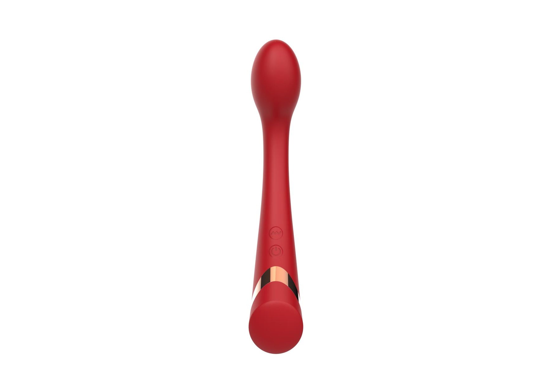 Vibrator USB pentru punctul G din silicon roșu drăguț seria B