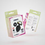 Plug anal regulat Crushious Cuore cu cristale înlocuibile 8cm