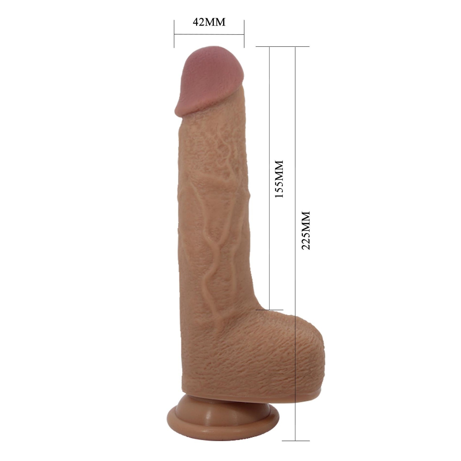 Pretty Love Tommy 23 cm Maro Deschis cu Telecomandă