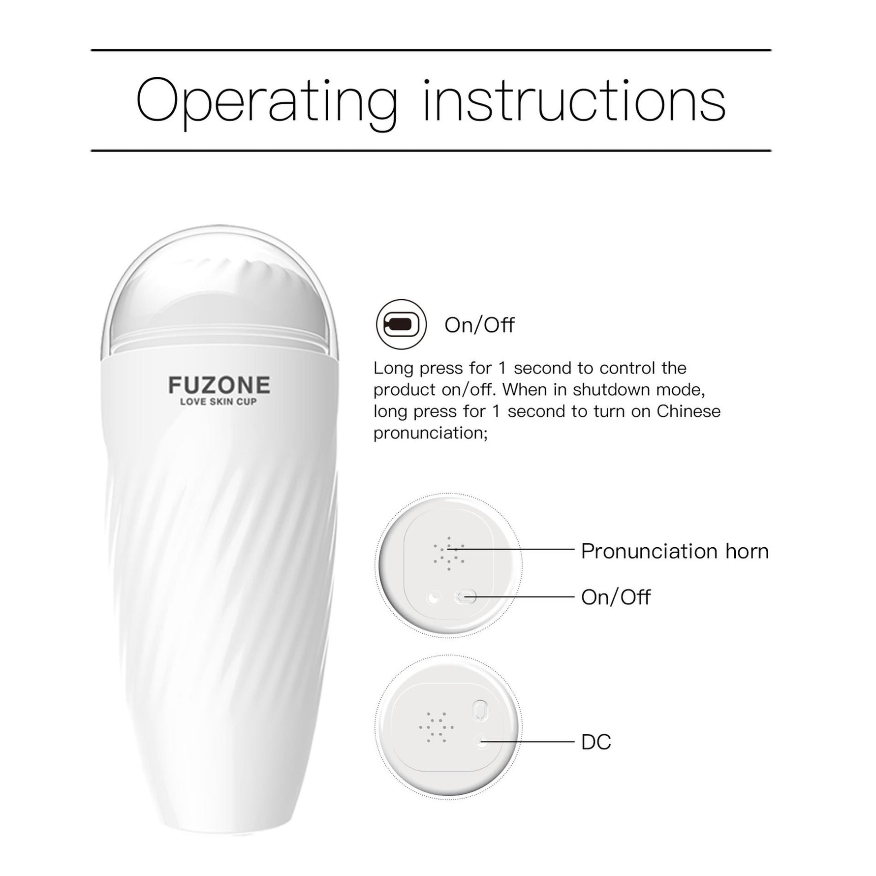 Masturbator vibrant USB Lyla Sensory din seria B