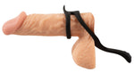 Inel pentru penis și testicule erecto cu stimulator de perineu din silicon
