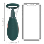 Pompă automată pentru clitoris și sân, cu 13 viteze, verde