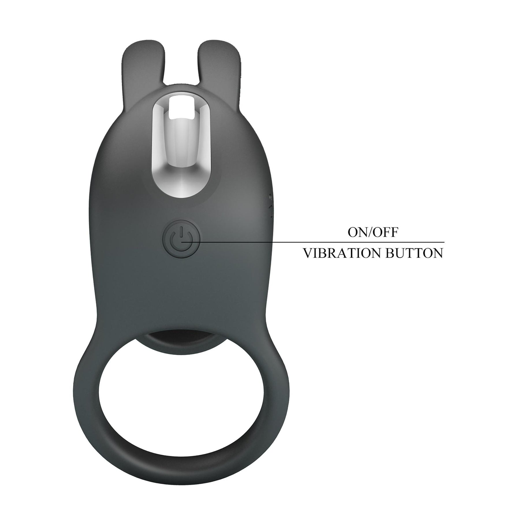 Accesoriu vibrant Pretty Love Matty din silicon, USB, 4 cm