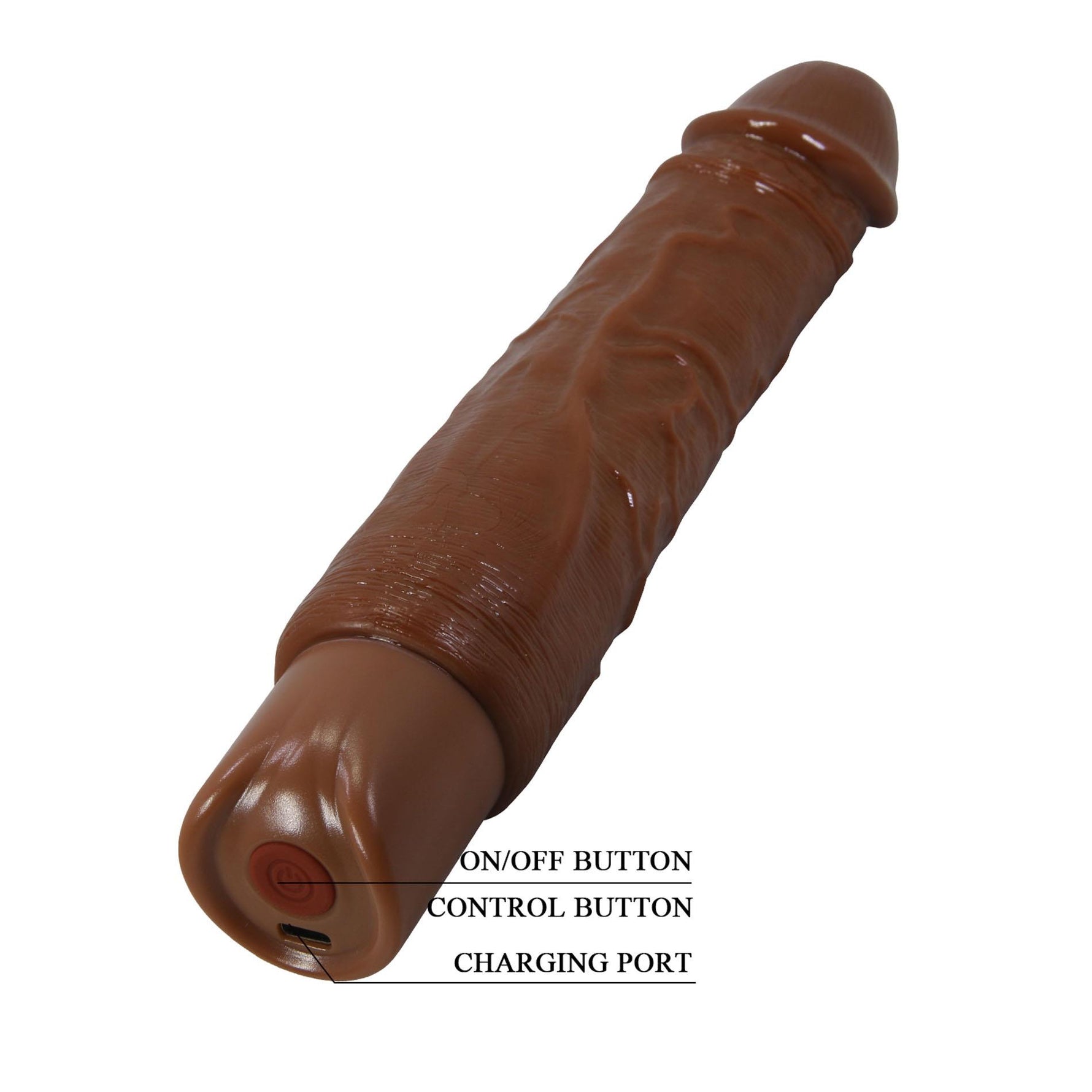 Vibrator Dildo USB Pretty Love Rufus Realistic Maro
