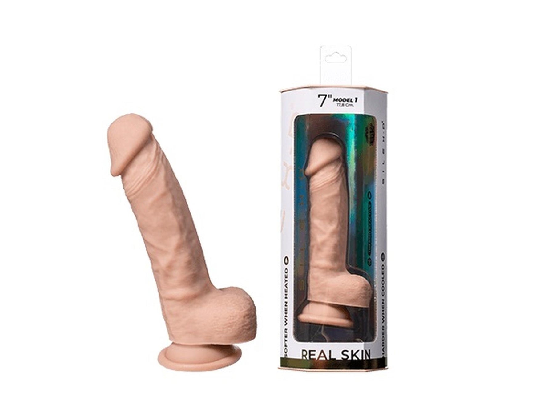 Dildo realist Silexd Model 1 culoarea pielii 18 cm