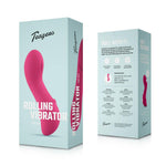 Mini vibrator cu roți Teazers, roz, reîncărcabil