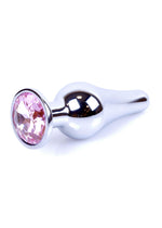 Plug anal din argint cu diamant MyLove Toys 9,5 cm