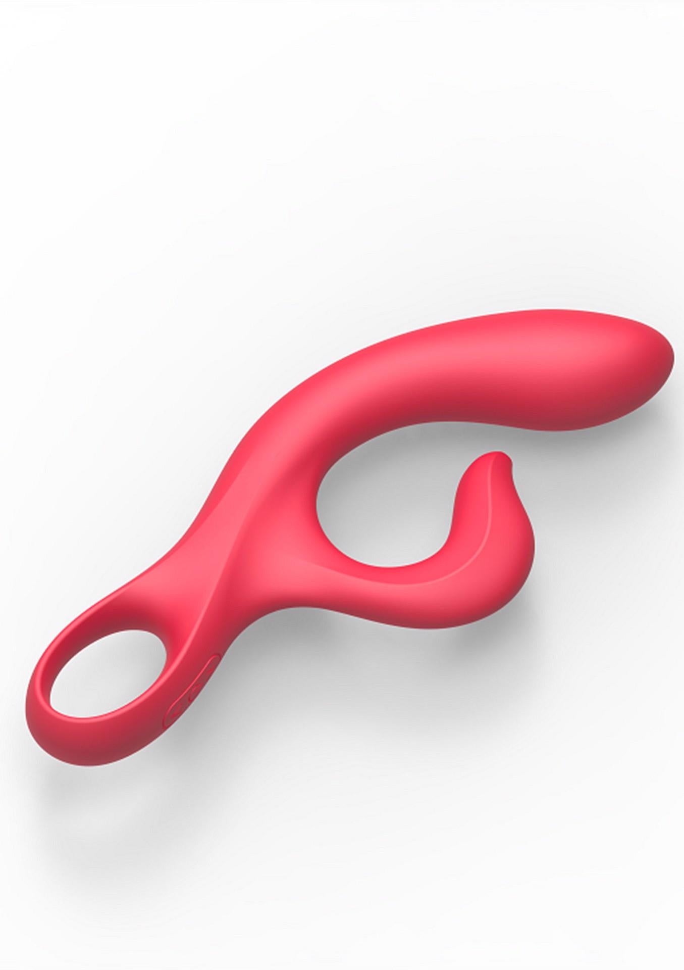 Vibrator XOCOON cu orgasm fără sfârșit, fuchsia, USB, 21 cm