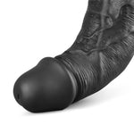 Dildo vibrant realist Lovetoy Real Softee negru USB 25cm