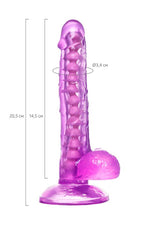 Celiam A Toys Dildo Realist Flexibil Violet 20,5 cm