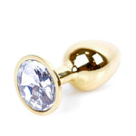 Bijuterii anale din aur cu diamant MyLove Toys 7 cm
