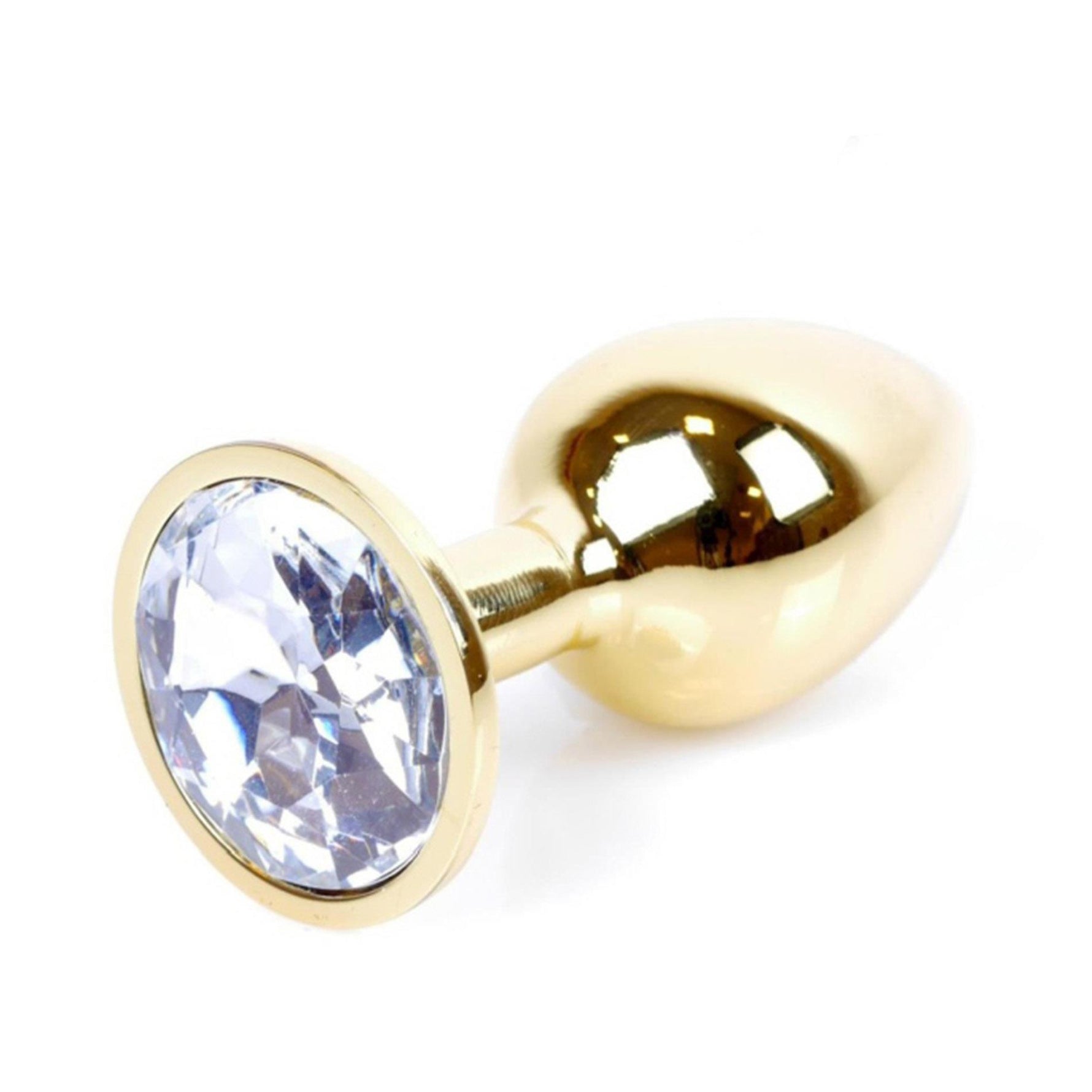 Bijuterii anale din aur cu diamant MyLove Toys 7 cm