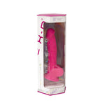 Dildo vibrant realist Silexd roz 20 cm USB cu telecomandă