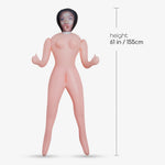 Păpușă sexuală gonflabilă Crushious Lucia neagră 155 cm