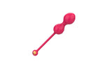 Bile Kegel Premium Lovesecret cu aplicație, silicon roz, USB, 22 cm