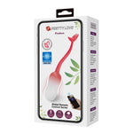 Ou vibrant Pretty Love Poulsen cu aplicație, silicon, USB, rezistent la apă