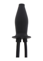 Dop anal gonflabil lubrifiant din silicon negru Hidden Desire Extreme