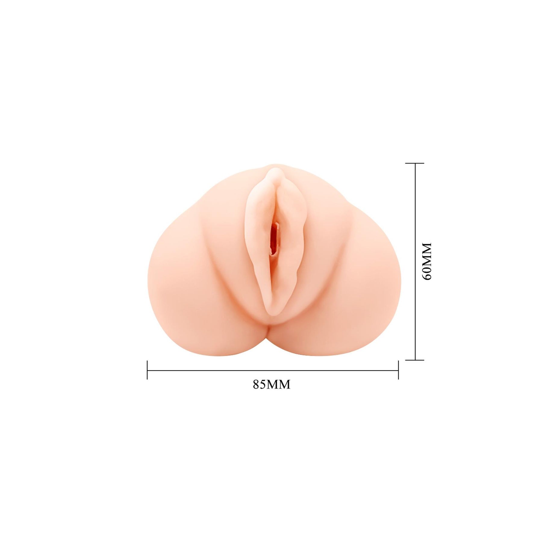 Masturbator vaginal Crazy Bull cu vibrații, alimentat cu baterii AAA