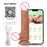 Vibrator realist premium Lovesecret cu aplicație 21,5 cm