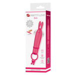 Vibrator Pretty Love Delia din silicon pentru iepure, 10 moduri, impermeabil, AAA