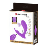 Vibrator pentru punctul G Pretty Love Idabelle, violet, cu telecomandă