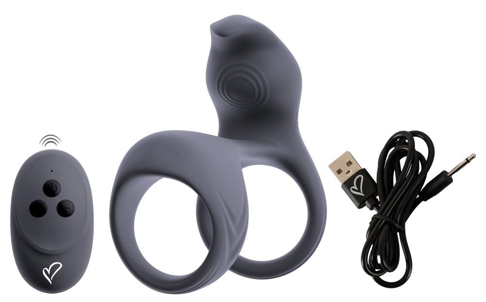 Inel vibrator Beau Coeur Vylor RC cu telecomandă USB