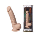 Dildo realist Silexd Real Skin Model 1 cu ouă 21 cm