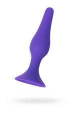 Dop anal din silicon cu ventuză A-Toys violet 10 cm