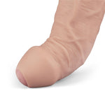 Dildo vibrant realist cu USB Lovetoy Real Softee 23 cm Flesh