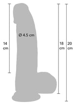Dildo realist din silicon Inferno Hidden Desire 18 cm