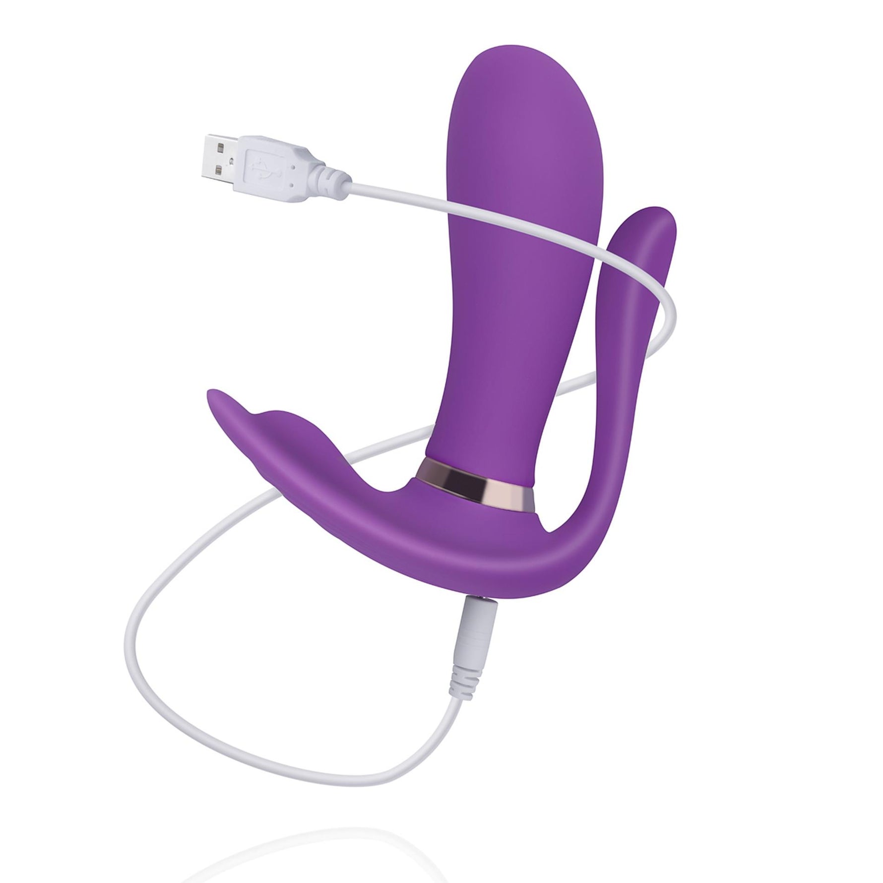 Vibrator Teazers Purple Pleaser pentru punctul G cu telecomandă