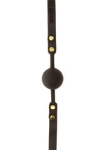 Taboom gag negru cu ținte 66 cm