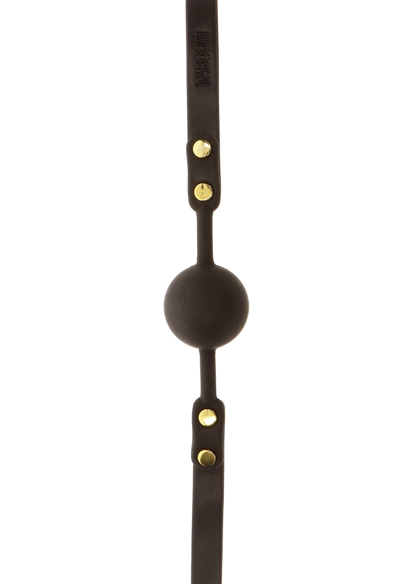 Taboom gag negru cu ținte 66 cm