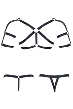 Set de cauciuc pentru bărbați Regnes Fetish Planet negru XXL XXXL