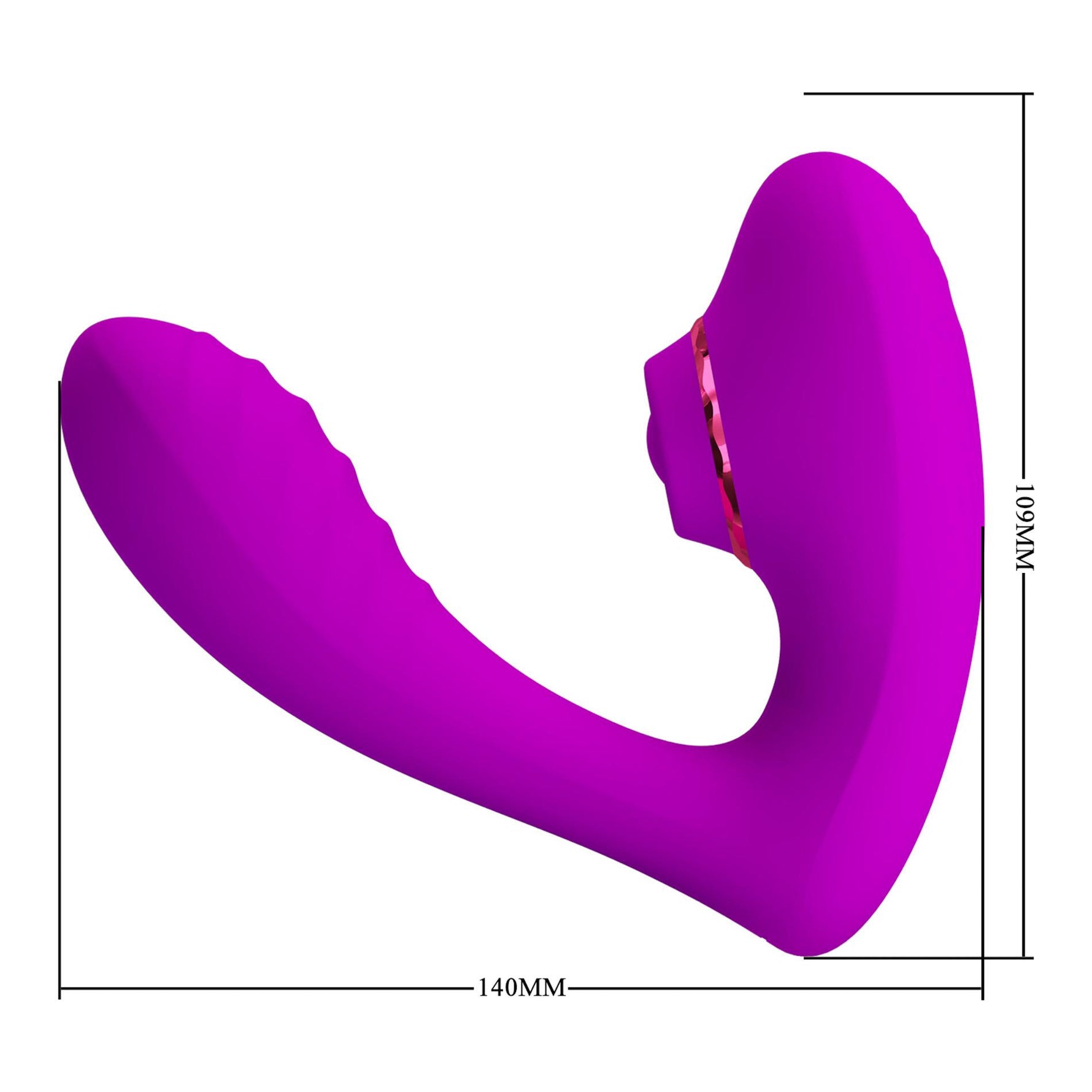 Stimulator clitoridian USB pulsatoriu din silicon Pretty Love Naty