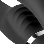 Strânge-on autoportant fără piese Avery USB vibrator 22 cm negru