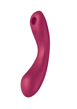Vibrator Satisfyer Curvy Trinity 1 Roșu cu USB din silicon
