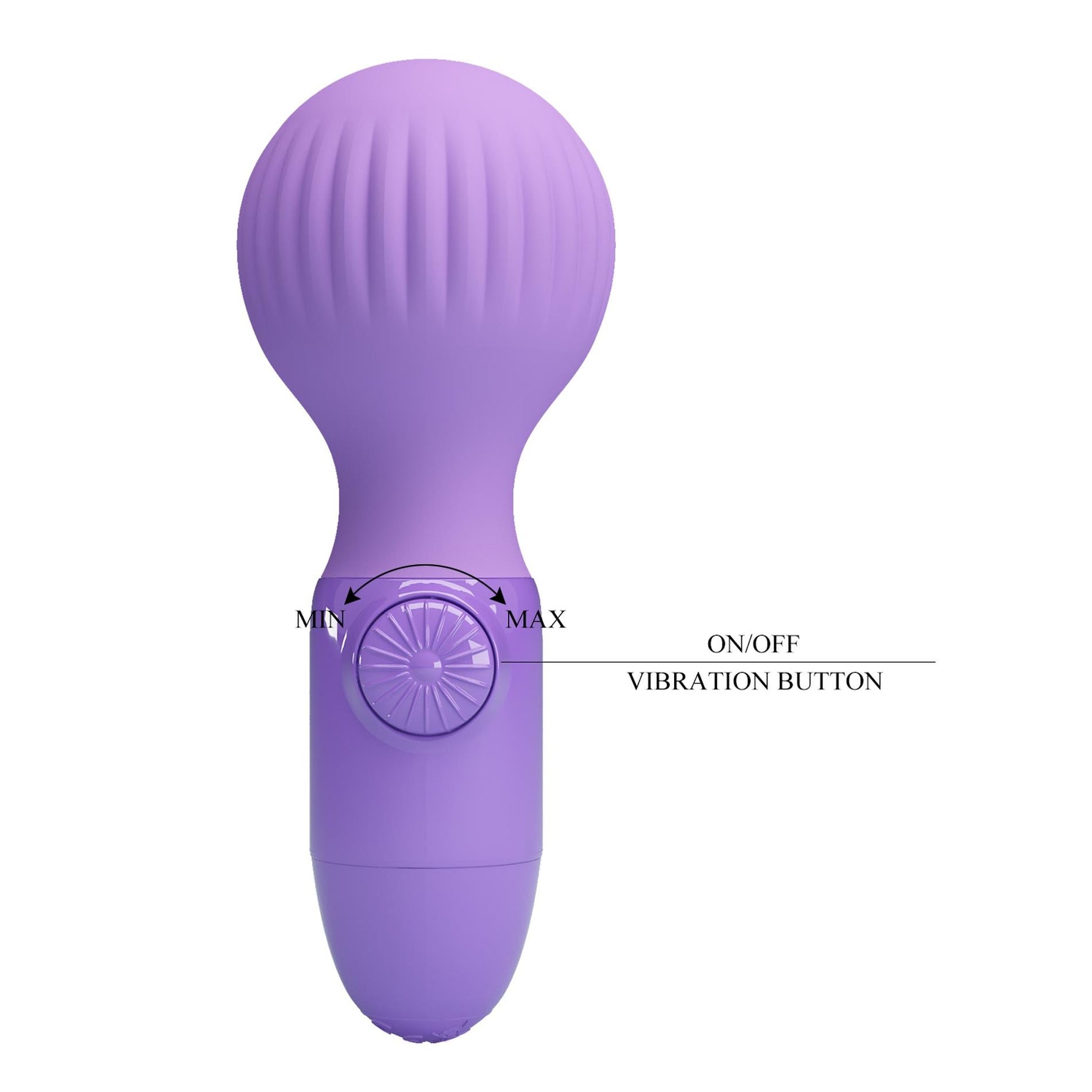 Vibrator mini din silicon Pretty Love Little Drăguț