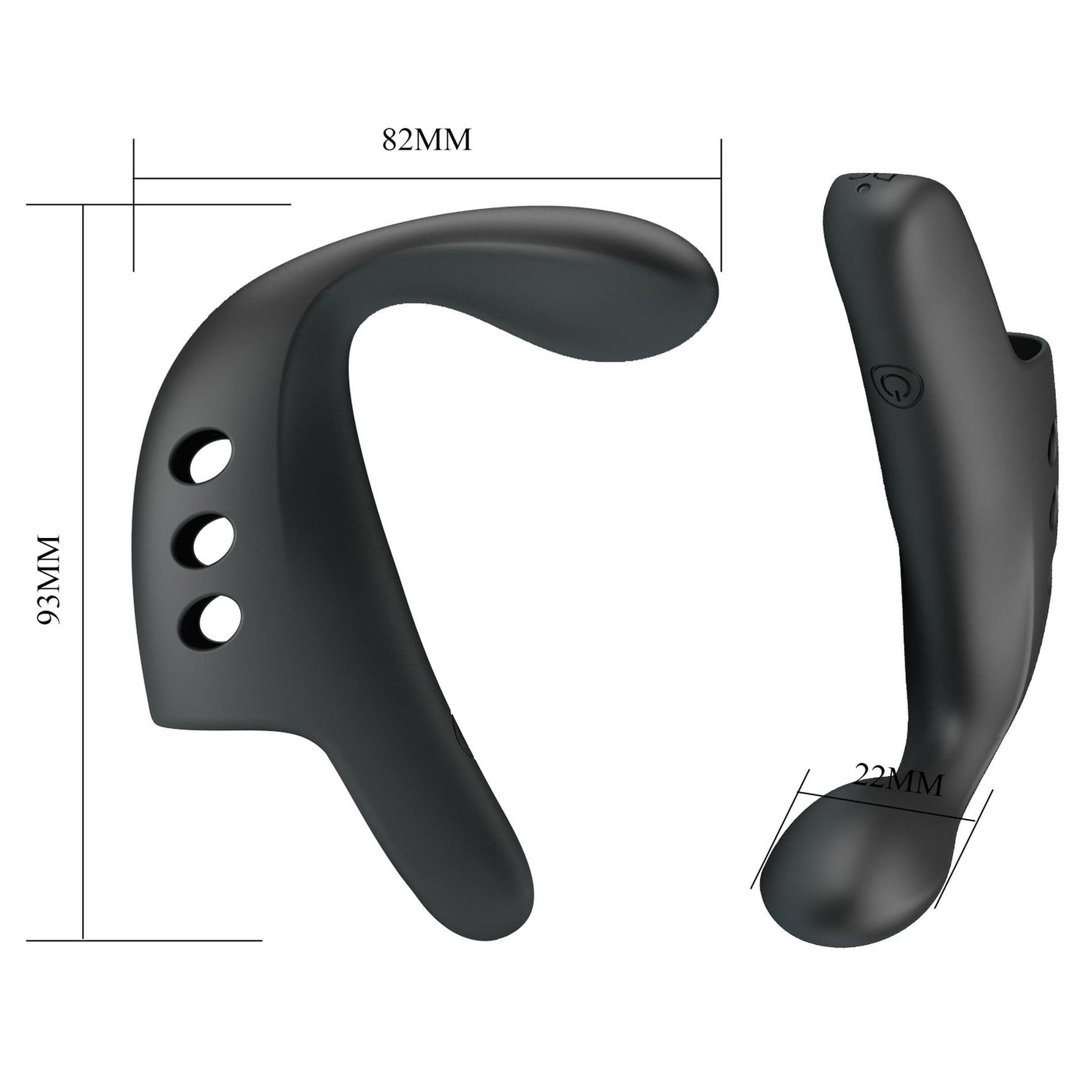 Vibrator de deget reîncărcabil din silicon Pretty Love Gorgon