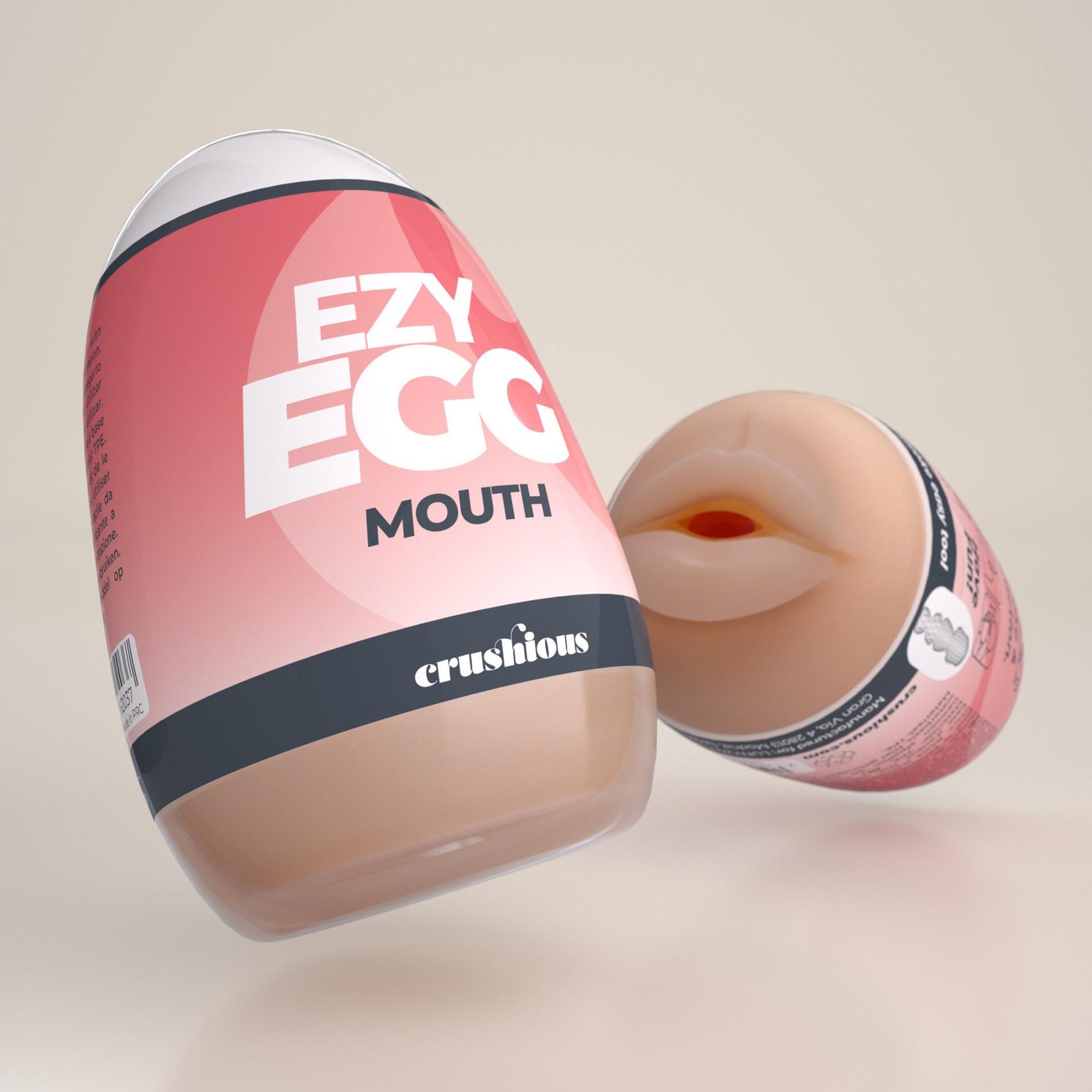 Masturbator oral Crushious Ezy Egg 8,7 cm