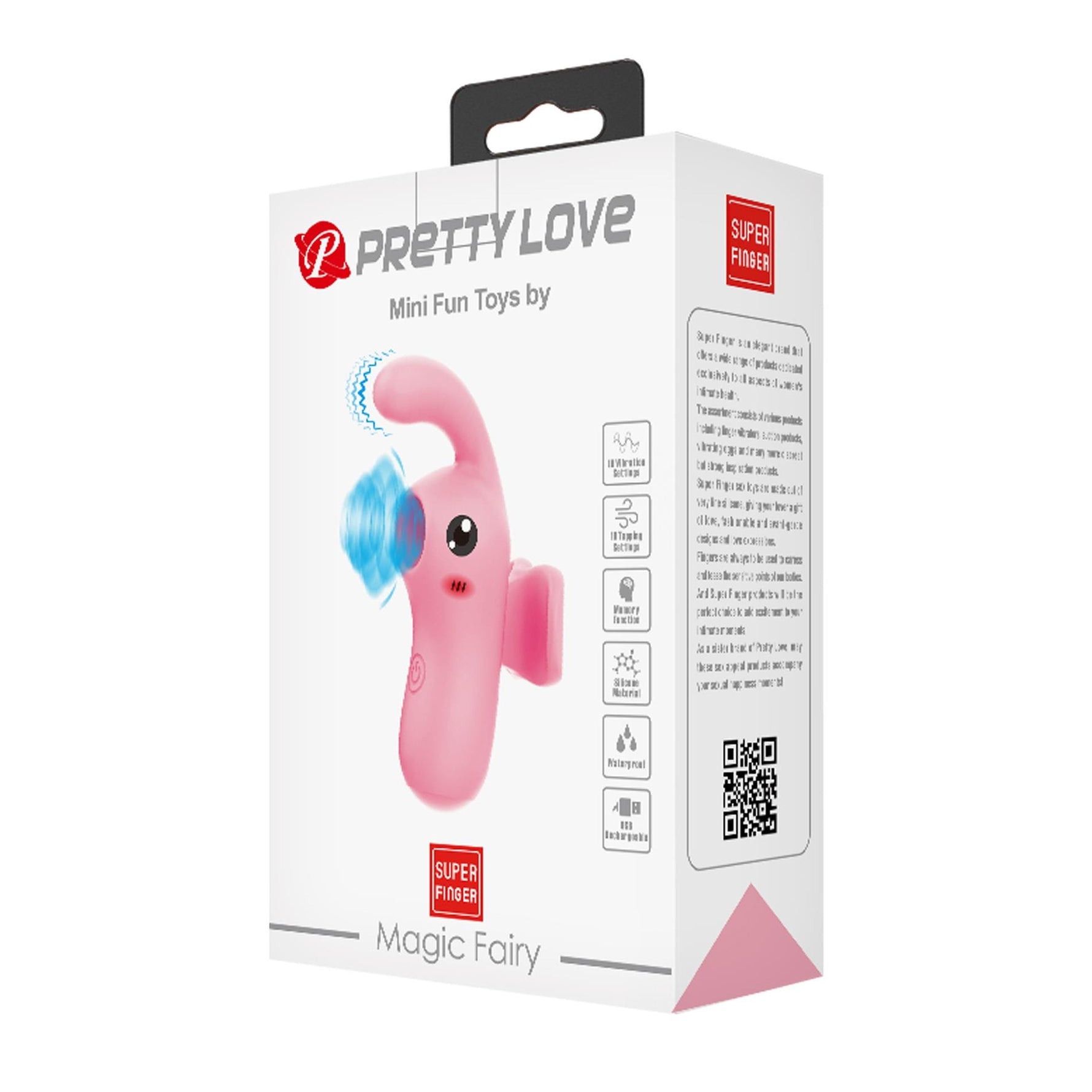 Vibrator cu deget cu dublă stimulare Magic Fairy Pretty Love