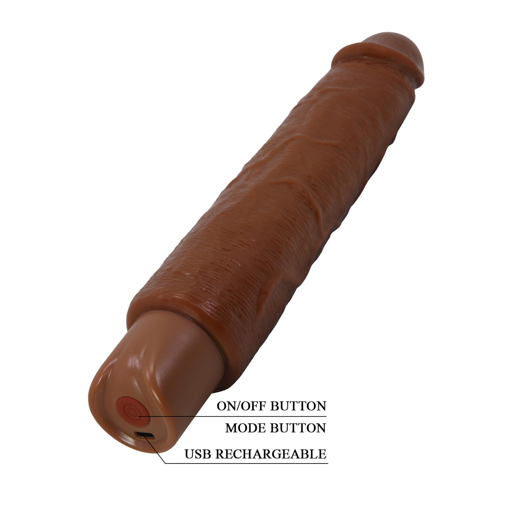 Vibrator Dildo USB Pretty Love Soren Realistic Maro