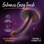 Dildo Temptasia Surrender Peg pentru începători din silicon, violet, 12 cm
