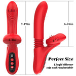 Vibrator din silicon cu 7 moduri – lingere, împingere și încălzire