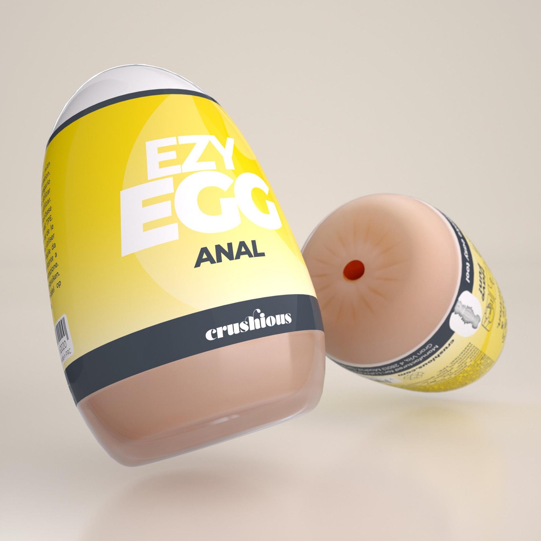 Masturbator anal Crushious Ezy Egg 8,7 cm